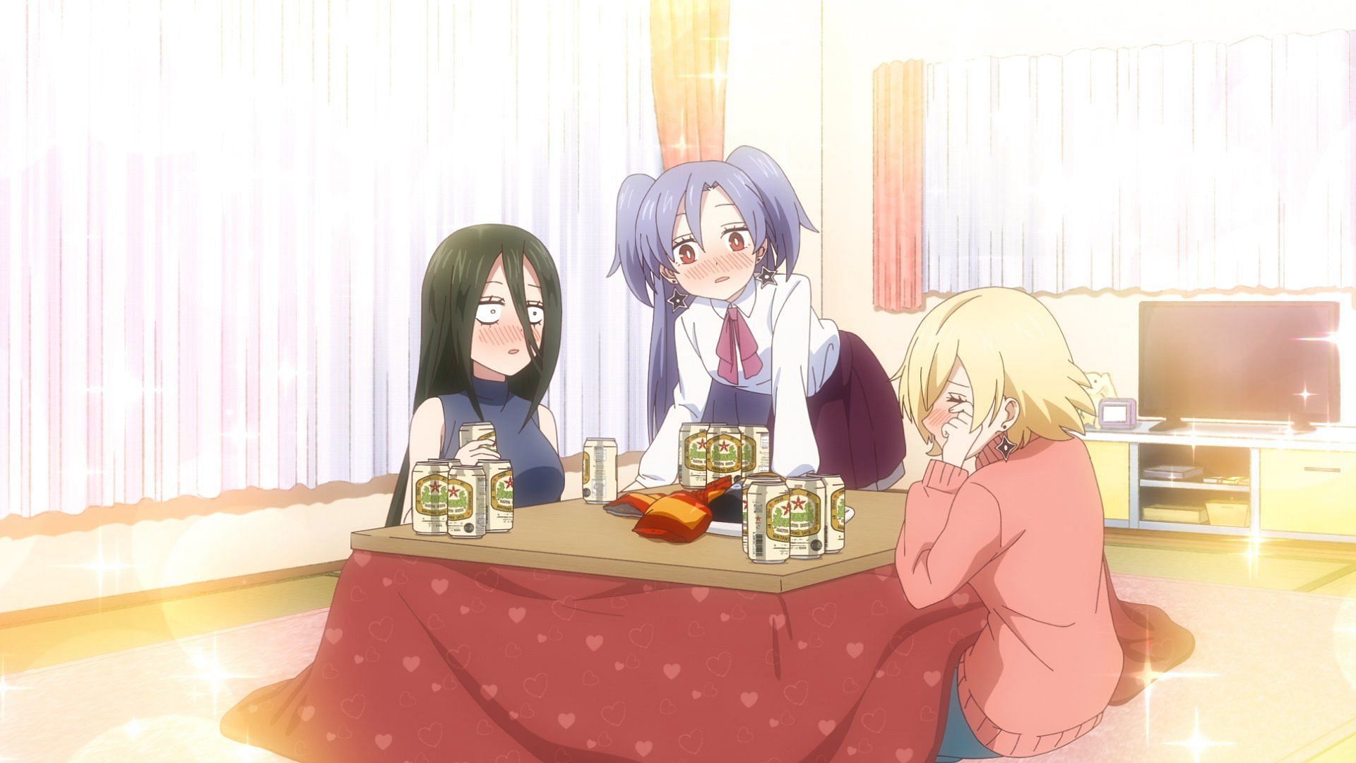 Midori, Fumiko and Asuka (Image via Shaft)