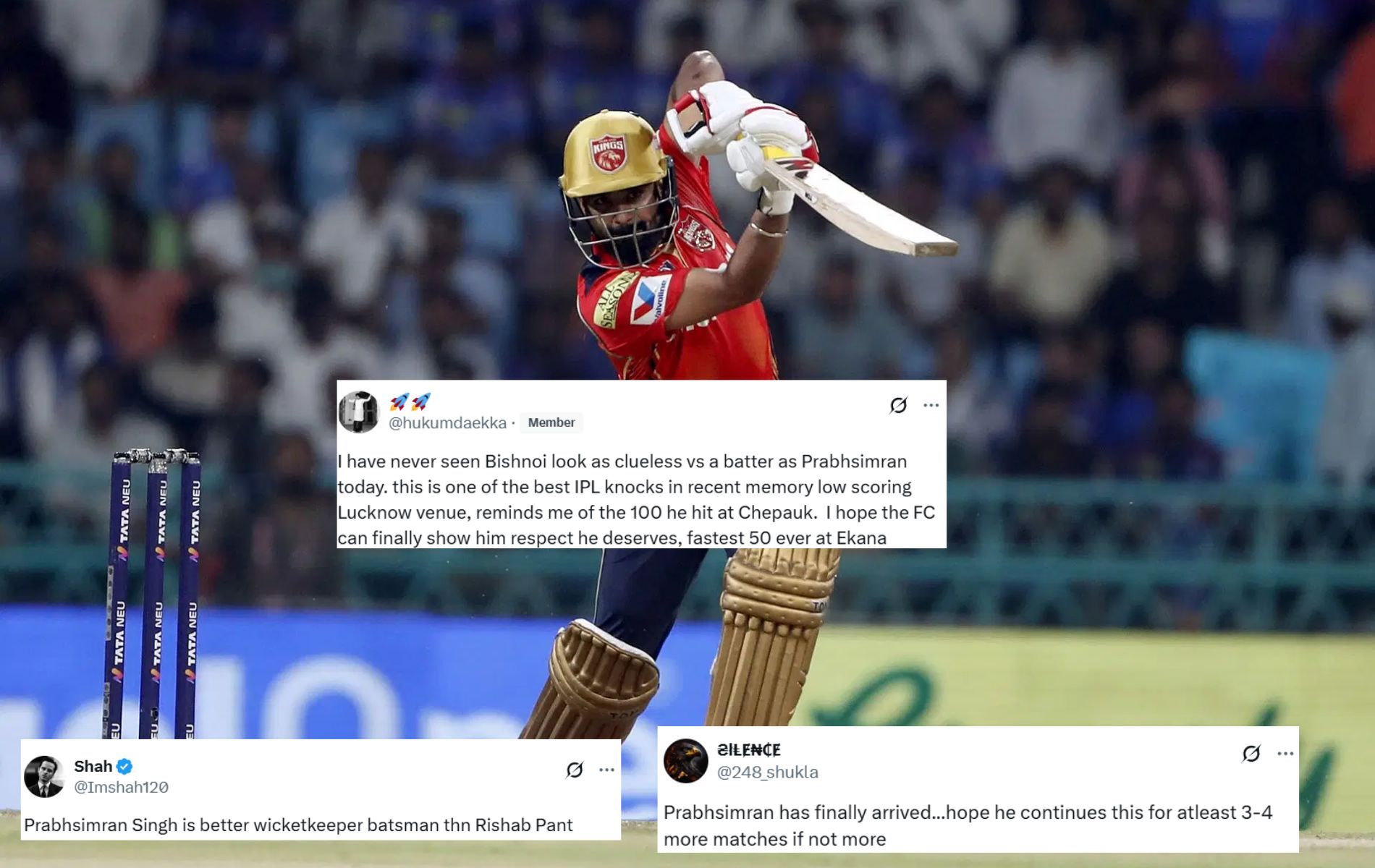 "Better wicketkeeper batsman than Rishabh Pant" - Fans hail Prabhsimran Singh for match-winning 34-ball 69 in LSG vs PBKS IPL 2025 clash