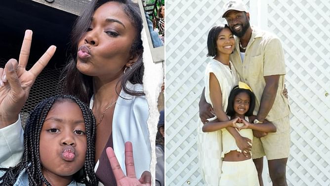 Dwyane Wade drops wholesome reaction to wife Gabrielle Union and daughter Kaavia giving princess vibe during candid magazine shoot
