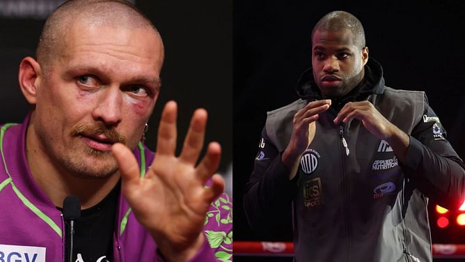 Oleksandr Usyk stuns by offering Daniel Dubois team a 4v4 scrap in Central London