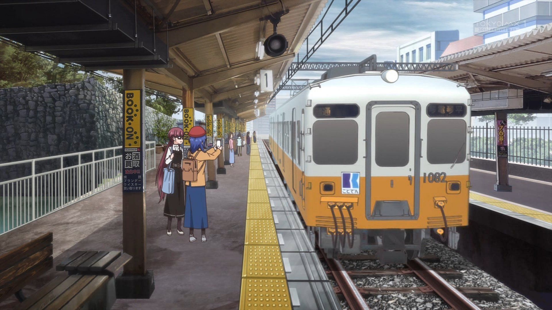 Yui and Chika doing tourism as seen in the latest episode (Image via Makaria).