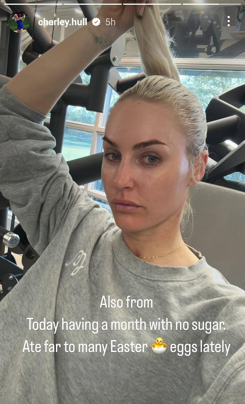 Charley Hull ( via Charley Hull&#039;s Instagram story)