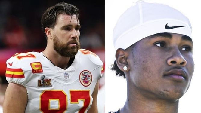 Travis Kelce links up with Super Bowl XXXV legend’s son for practice