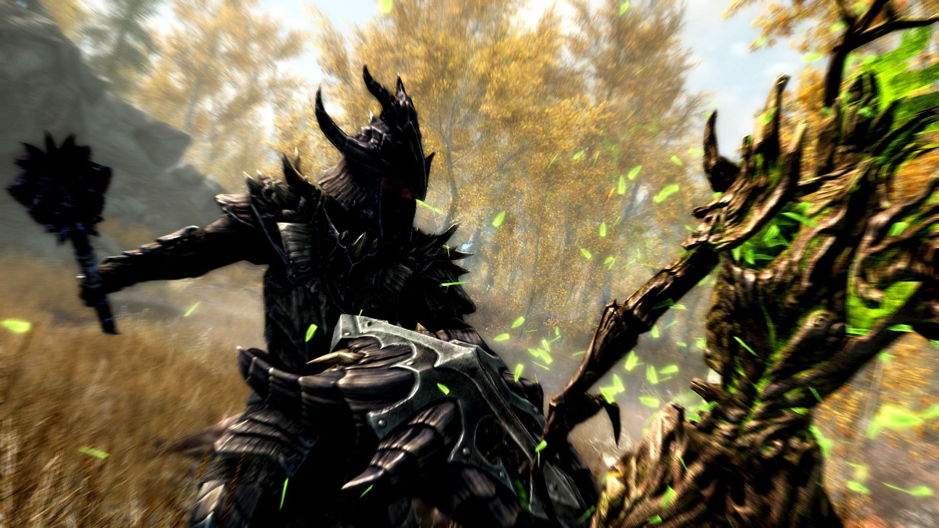 Skyrim features a good yet comparatively unimpressive magic system (Image via Bethesda Softworks)