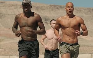 David Goggins offers brutal reality check to Israel Adesanya as he throws up during grueling training session: "Motherfu*ker thought this was a joke"