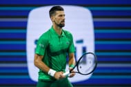 Djokovic in action at the Miami Open - Source: Getty