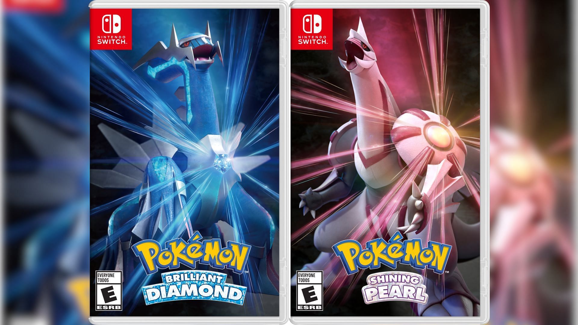 Pokemon Brilliant Diamond and Shining Pearl official covers (Image via The Pokemon Company)