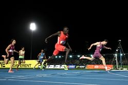 Lachlan Kennedy makes feelings known on Gout Gout’s wind-assisted sub-10s 100m run at Australian Nationals