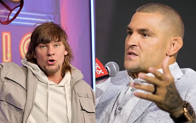 Dustin Poirier tags Theo Von in hilarious post about the nostalgia of taking "hit" from water hoses