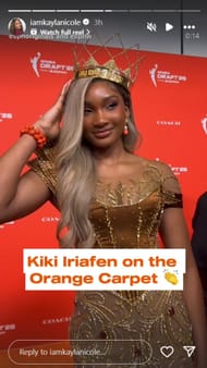 Instagram story via Kayla Nicole (Credit: Instagram Story @iamkaylanicole)