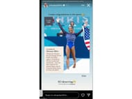 Shiffrin’s Instagram story