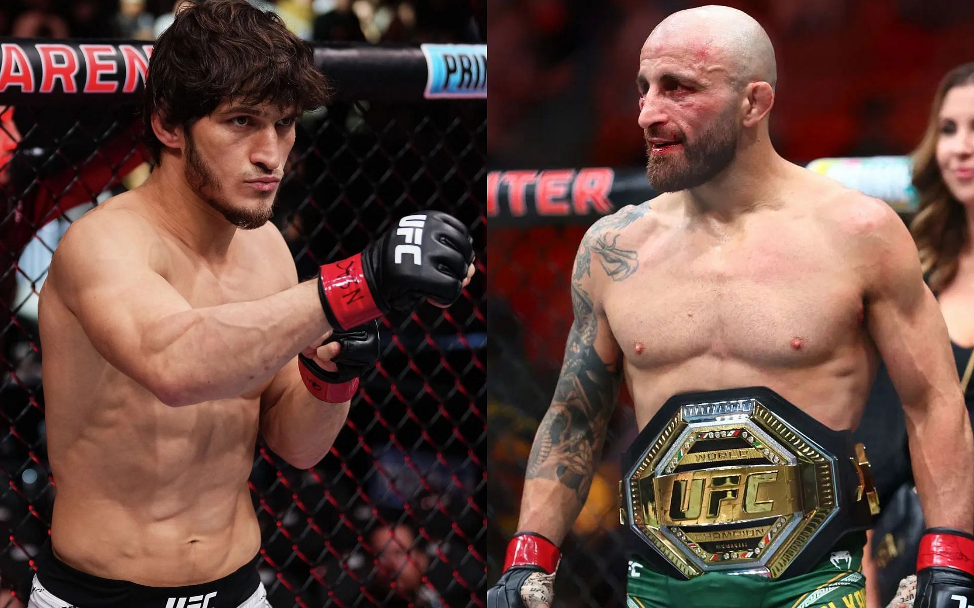 Movsar Evloev makes confident statement about potential Alexander Volkanovski title fight.