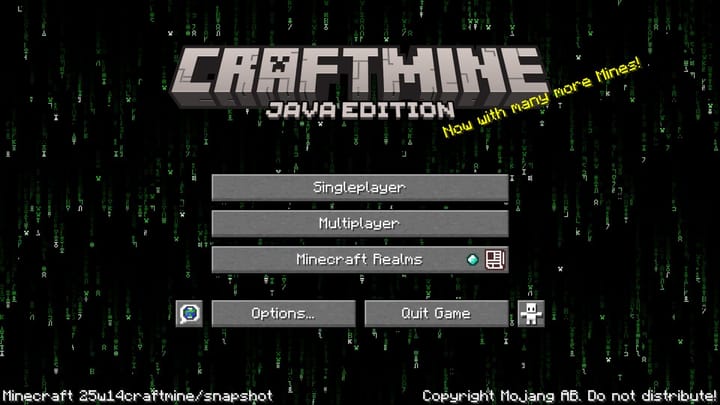 How to download Minecraft April Fools 2025 Craftmine update
