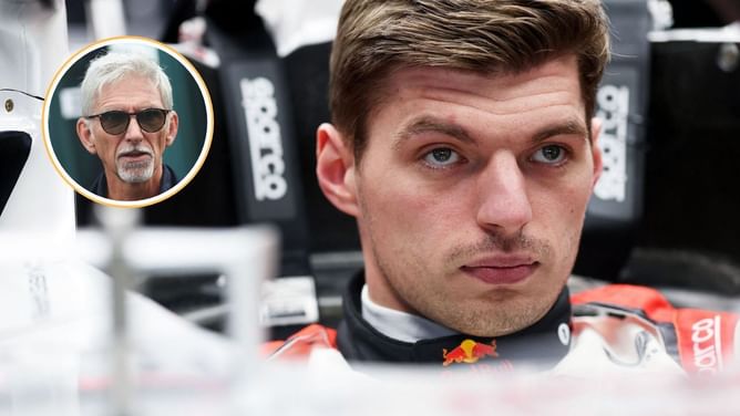 Damon Hill drops 2-word reaction to Fernando Alonso's tribute for Max Verstappen
