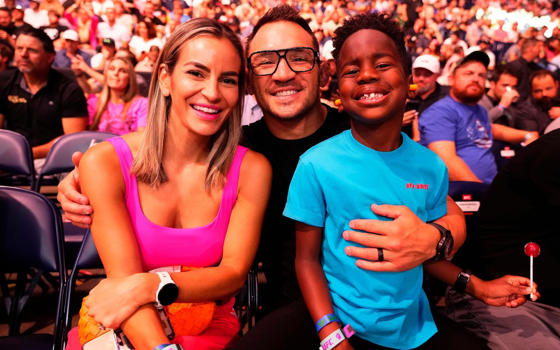 Michael Chandler shares heartwarming moment with son. [Image courtesy: Getty]