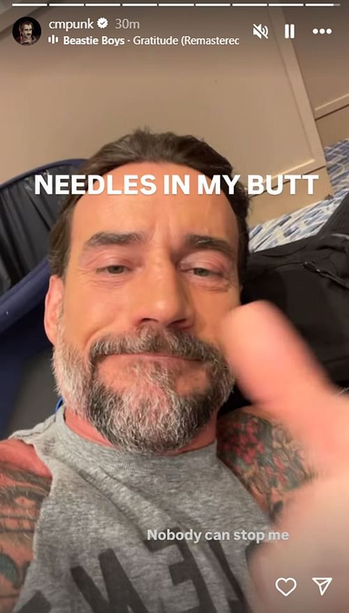 CM Punk is ensuring hes in peak physical condition