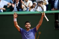 Carlos Alcaraz at the Monte-Carlo Masters 2025. (Photo: Getty)