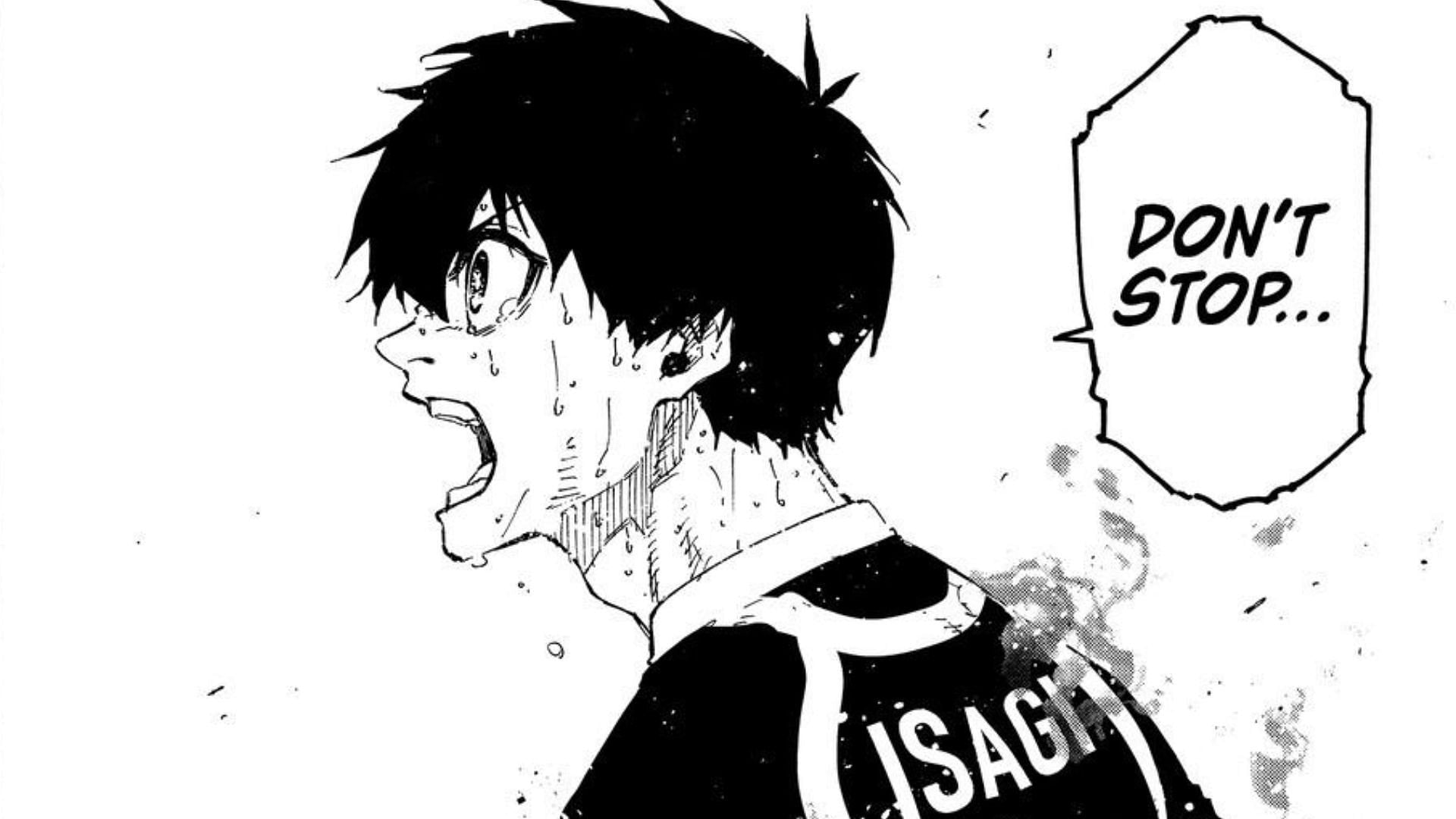 Yoichi Isagi as seen in Blue Lock chapter 300 (Image via Kodansha)