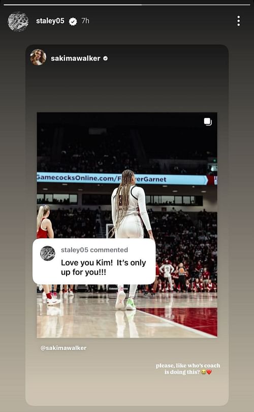 Staley's IG stories