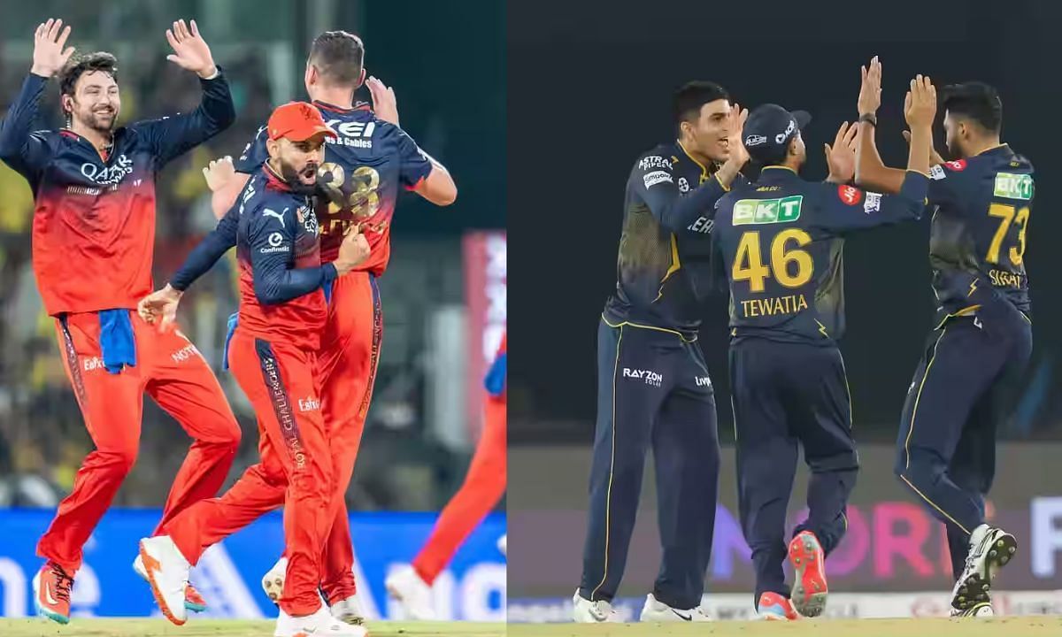 बेंगलुरु में RCB और GT की टक्कर होगी (Photo Credit: BCCI)