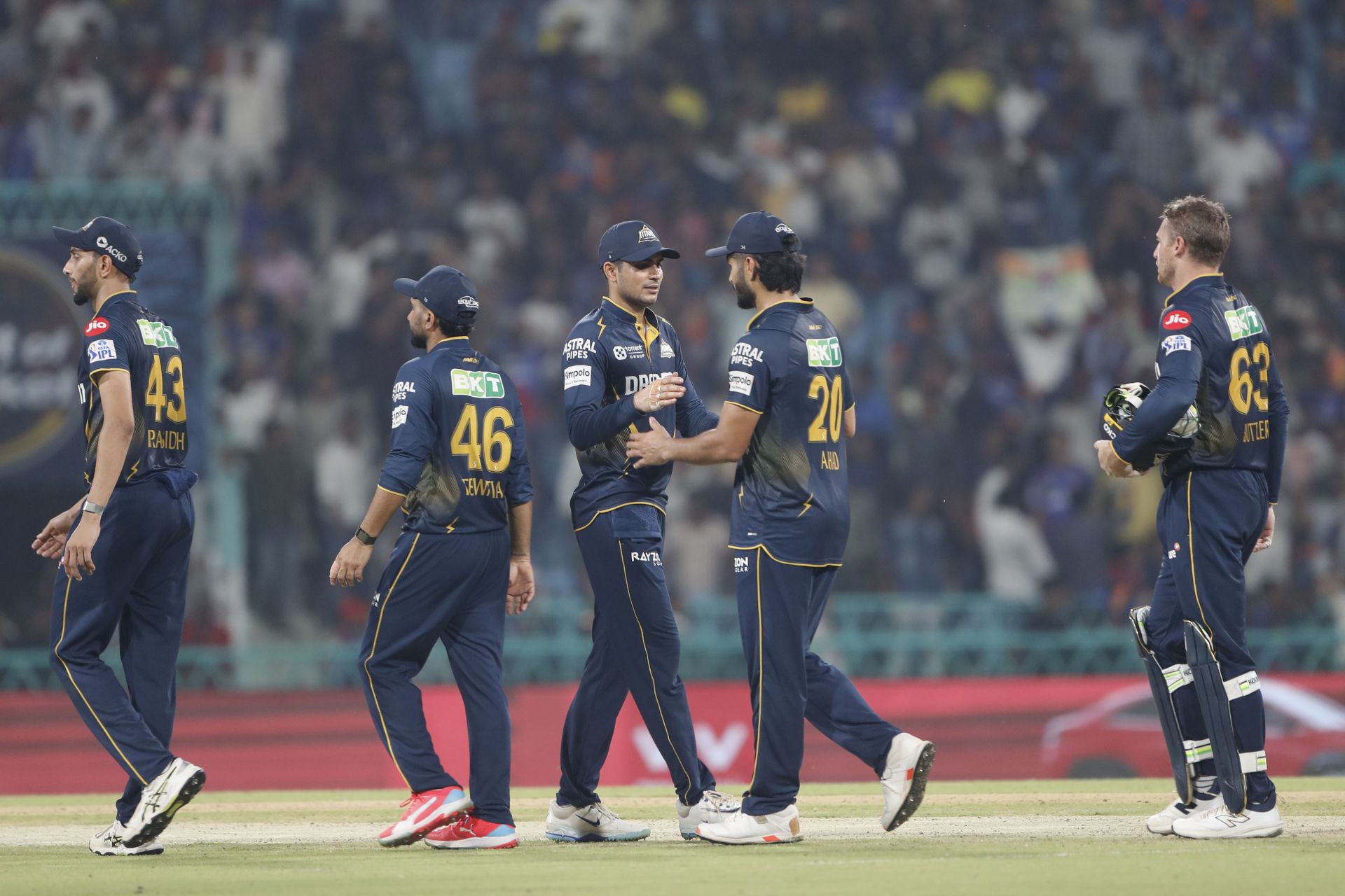 The Gujarat Titans have won six of their last seven games in IPL 2025. [P/C: Getty]