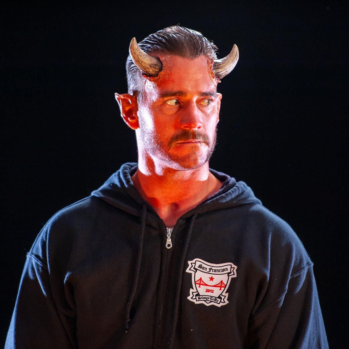 Punk during a photoshoot. (Image credits: wwe.com)