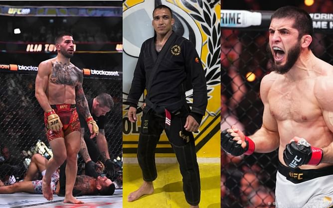Charles Oliveira's manager wants Islam Makhachev to follow the Ilia Topuria route if he moves up to welterweight