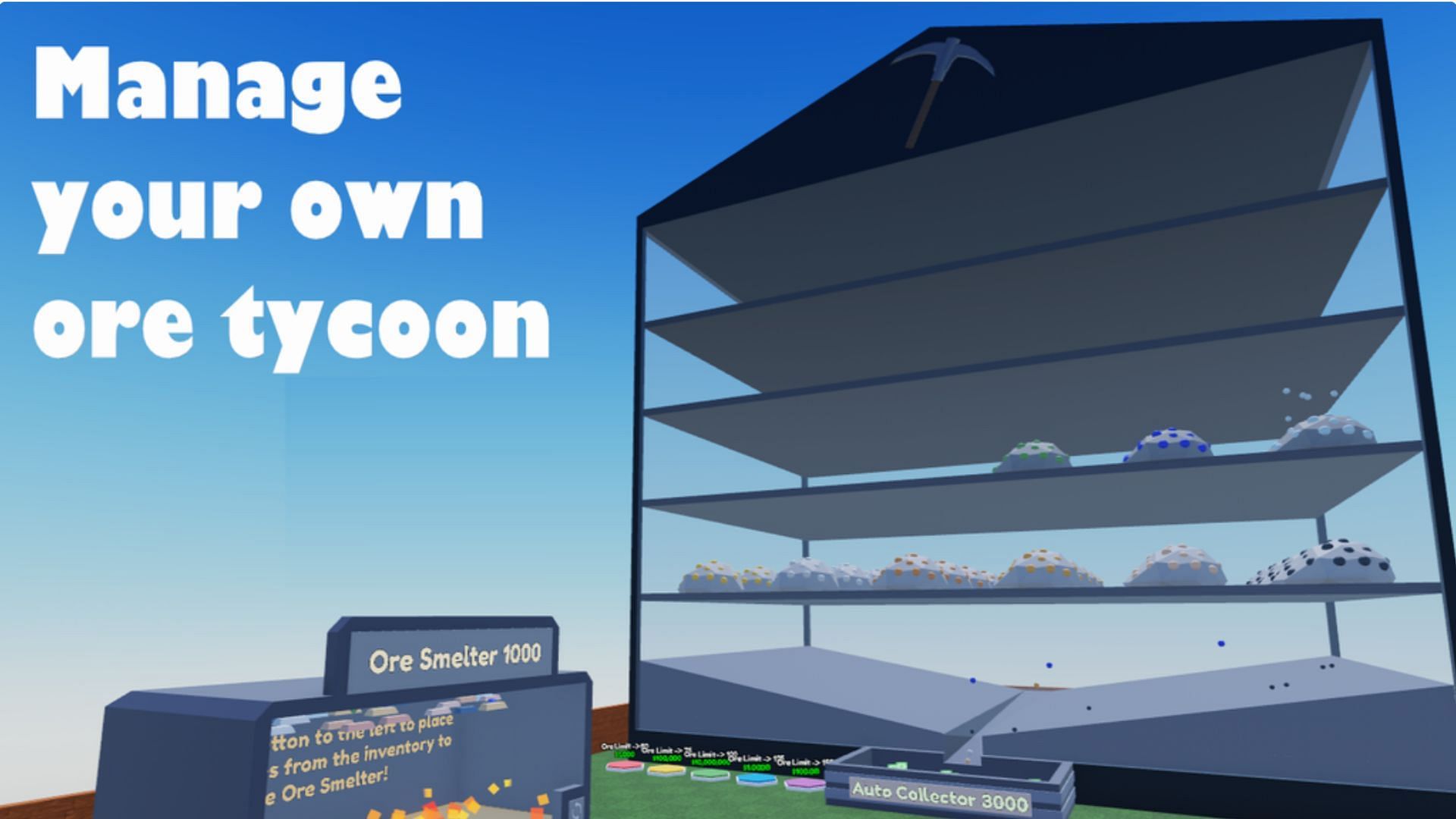 Free active codes in Ore Smelting Tycoon (Image via Roblox)