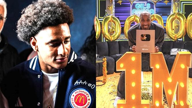 "This n***a done changed his number"- Gilbert Arenas floored by son Alijah Arenas' antics after Times Square billboard moment