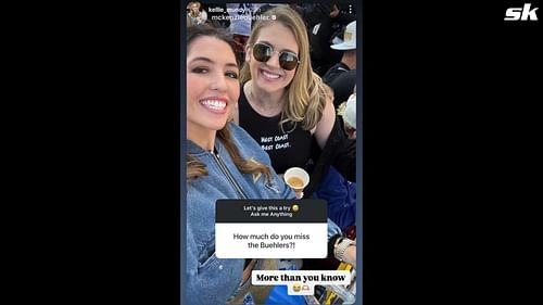 Screenshot from the story on Instagram
