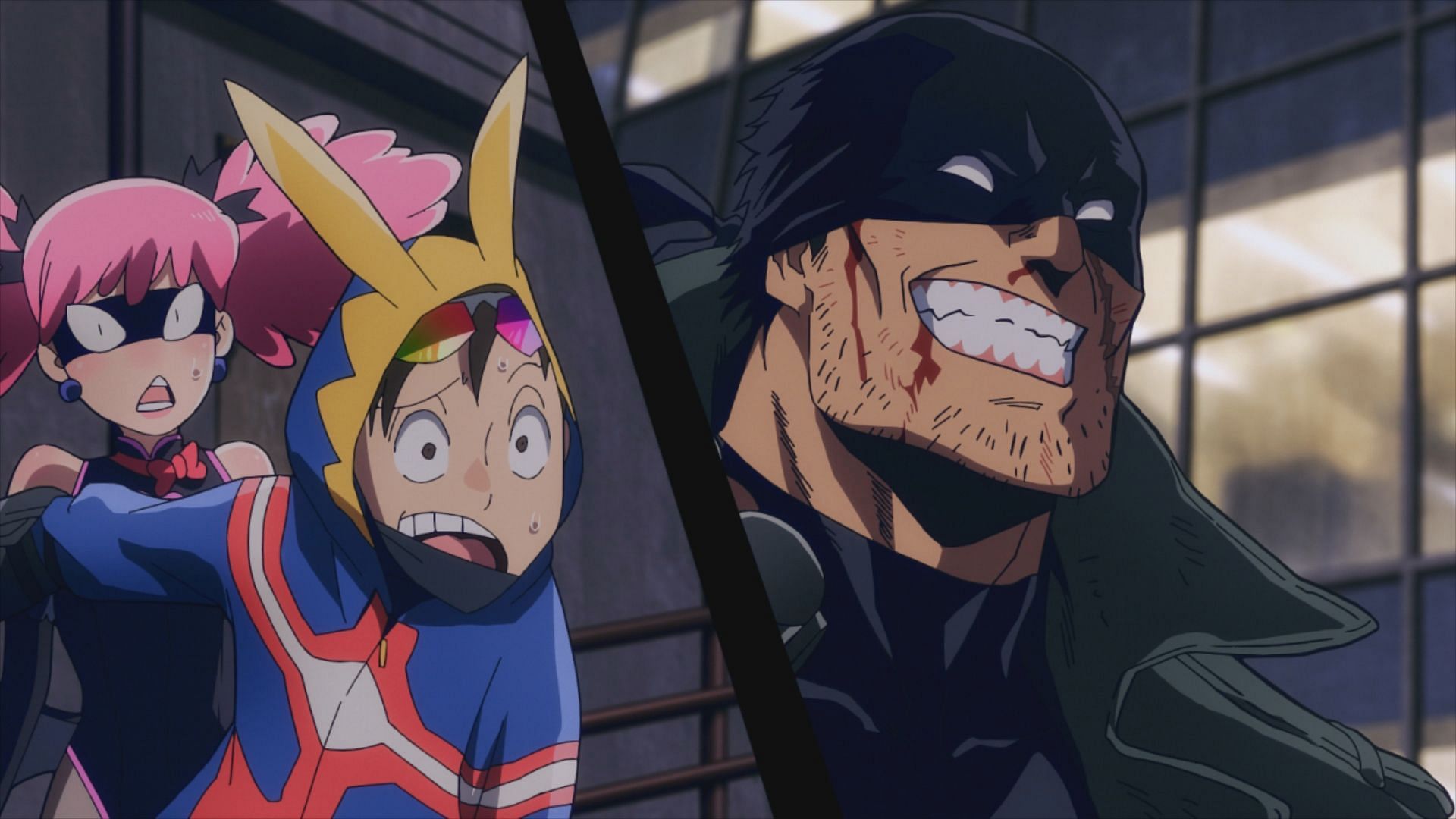 The vigilante trio in this episode (Image via Bones Film)