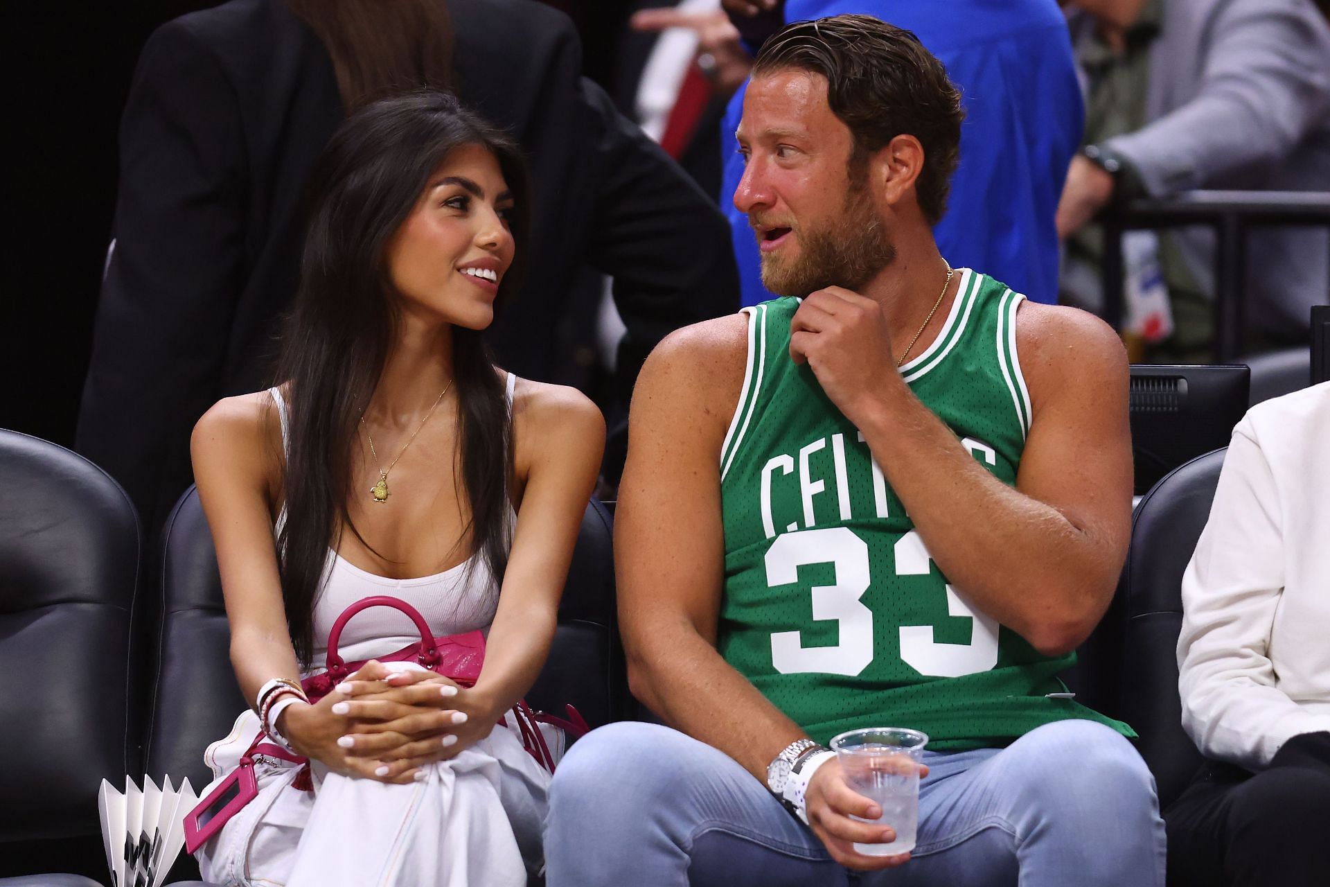 Dave and Silvana at an NBA game in 2022 - Source: Getty