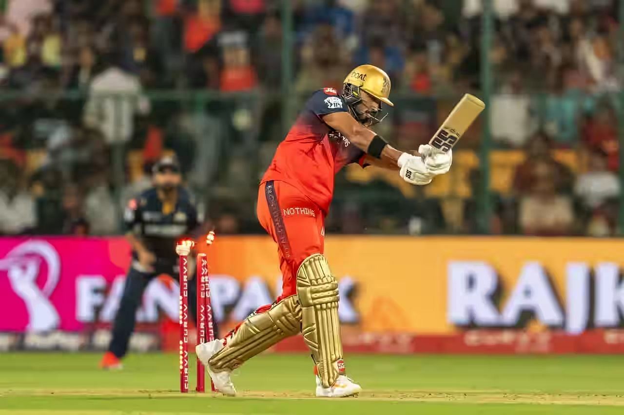 RCB were reduced to 42/4 after 6.2 overs in their IPL 2025 clash against GT. [P/C: iplt20.com]