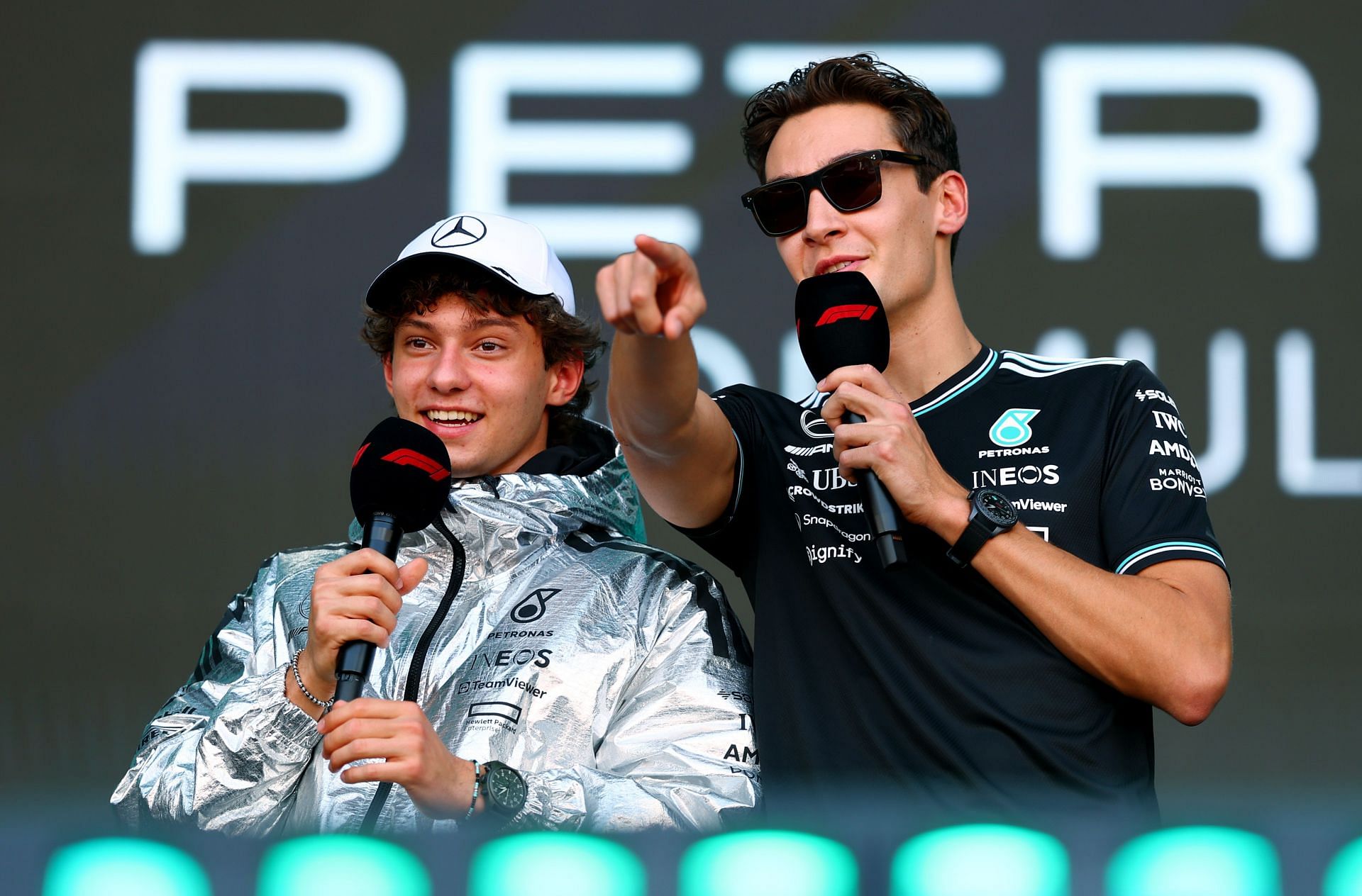 F1 Grand Prix of Bahrain - Final Practice- George Russell and Kimi Antonelli - Source: Getty