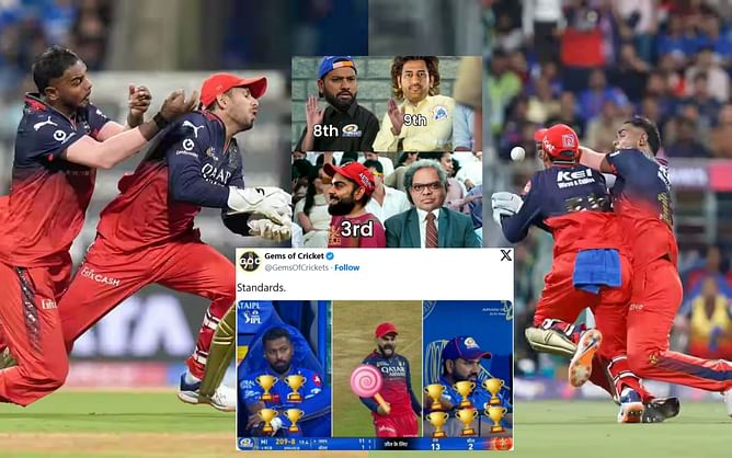 "RCB fans back to Mars after small hiccup in between"- Top 10 funny memes as RCB edge past MI in a cliffhanger in IPL 2025