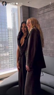 Azzi Fudd's Instagram story with Bueckers (Source: @azzi35/Instagram)