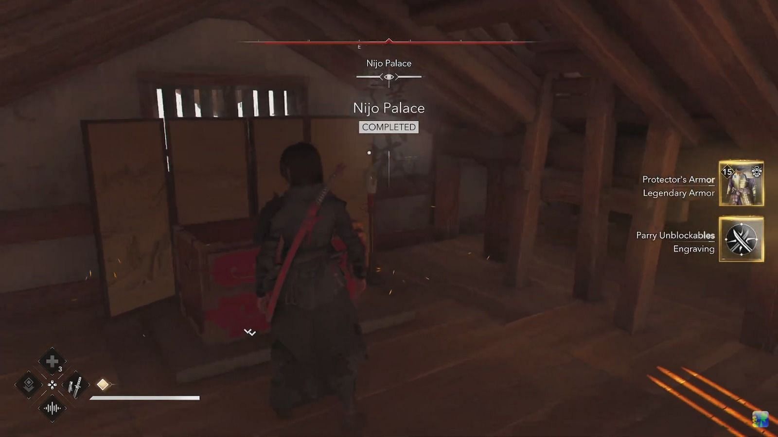 A screenshot from Assassin&#039;s Creed Shadows (Image via Ubisoft || YouTube/@ZaFrostPet)