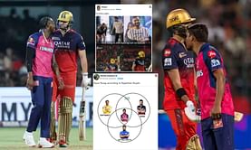 "So umpire got Payment from RCB ?"- Top 10 funny memes as RCB reach 205/5 in IPL 2025 clash vs RR in Bengaluru