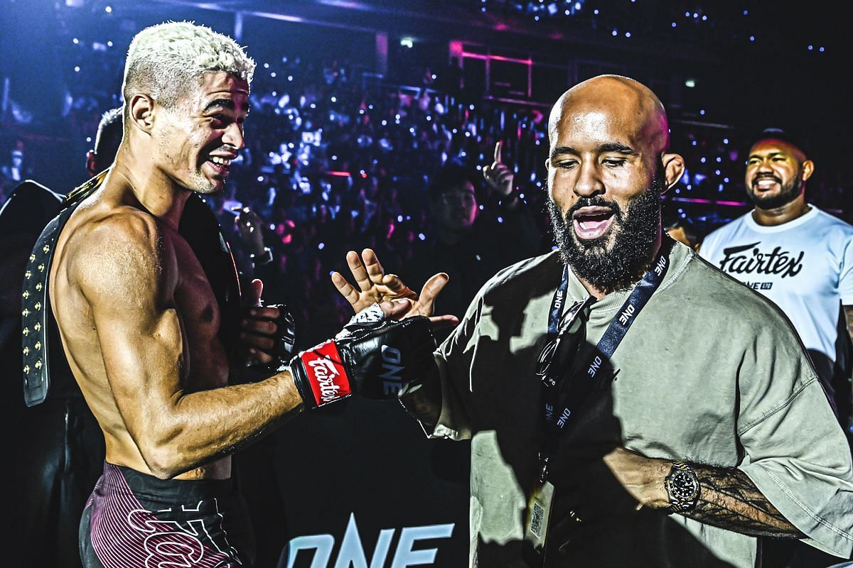 Fabricio Andrade (left) and Demetrious Johnson (right) | Image credit: ONE Championship