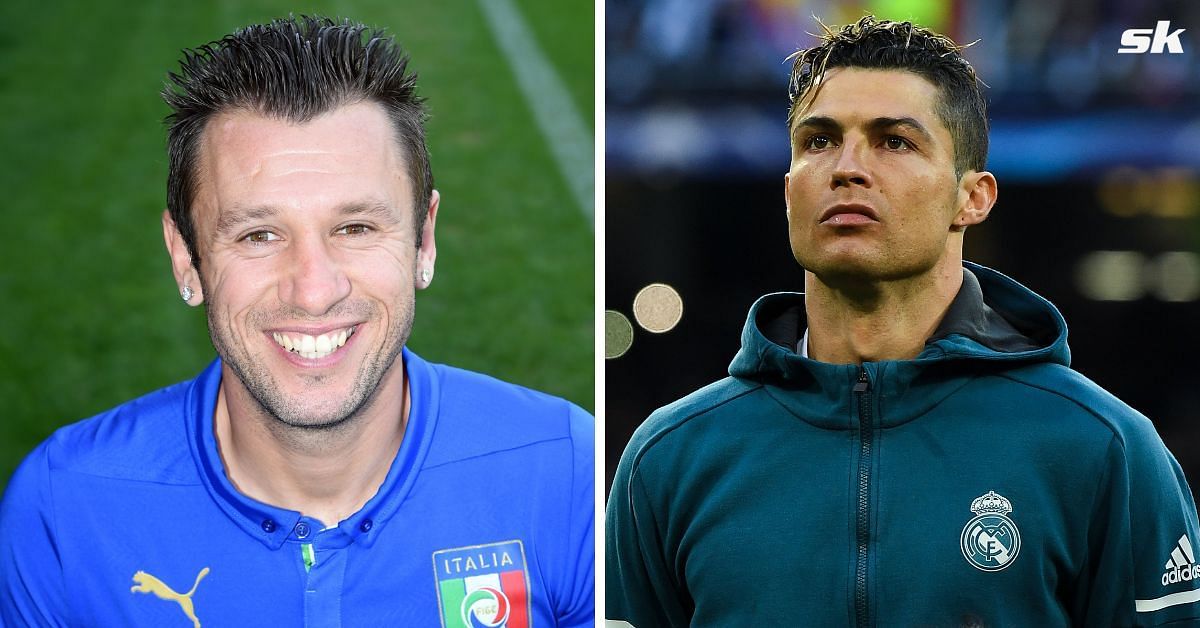 Antonio Cassano and Cristiano Ronaldo