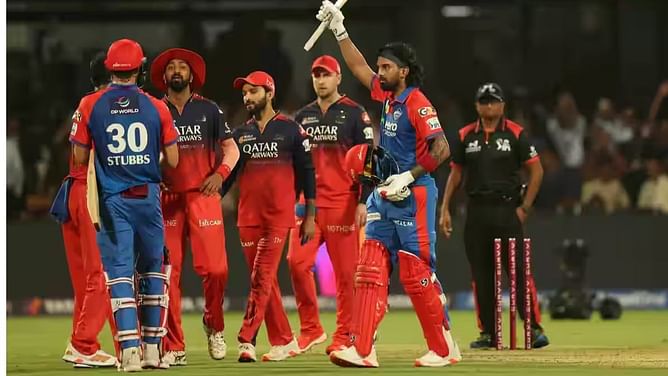 IPL 2025: 5 बड़े रिकॉर्ड जो RCB vs DC मैच में बने, केएल राहुल ने भी दिया योगदान