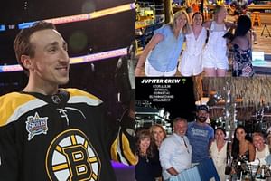 Brad Marchand's sister Rebecca hangs out with her 'Jupiter Crew' for 'Tiki bar nights'