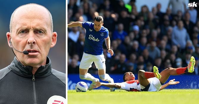 Mike Dean makes his stance clear on penalty given against Arsenal during 1-1 draw vs Everton