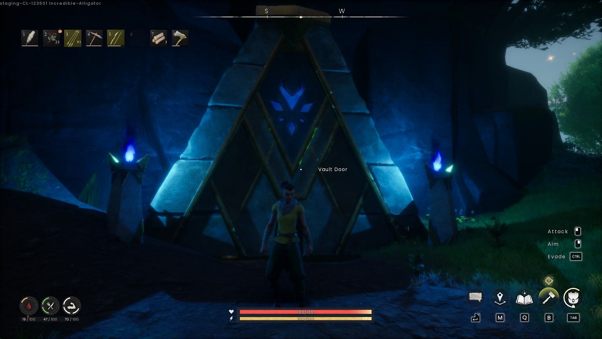 Entrance of Temple Woods Vault (Image via Jagex) 