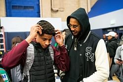 $50,000,000 worth 'Sinners' star Michael B. Jordan shares his reaction as Carmelo Anthony's son Kiyan Anthony trains