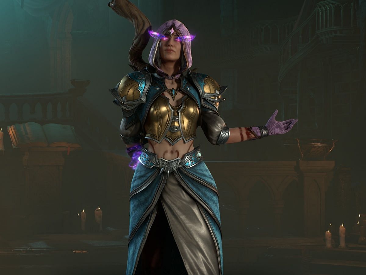 At the top of the mountain, the elemental-wielding Sorcerer reigns supreme (Image via Blizzard Entertainment)