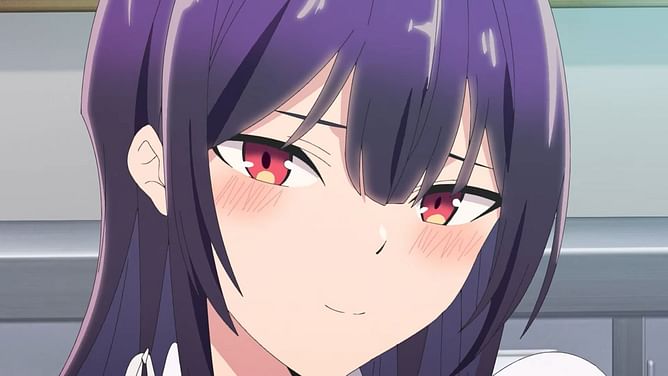 Please Put Them On, Takamine-san! episode 1: Takamine's ability saves Koushi from danger, but with a catch