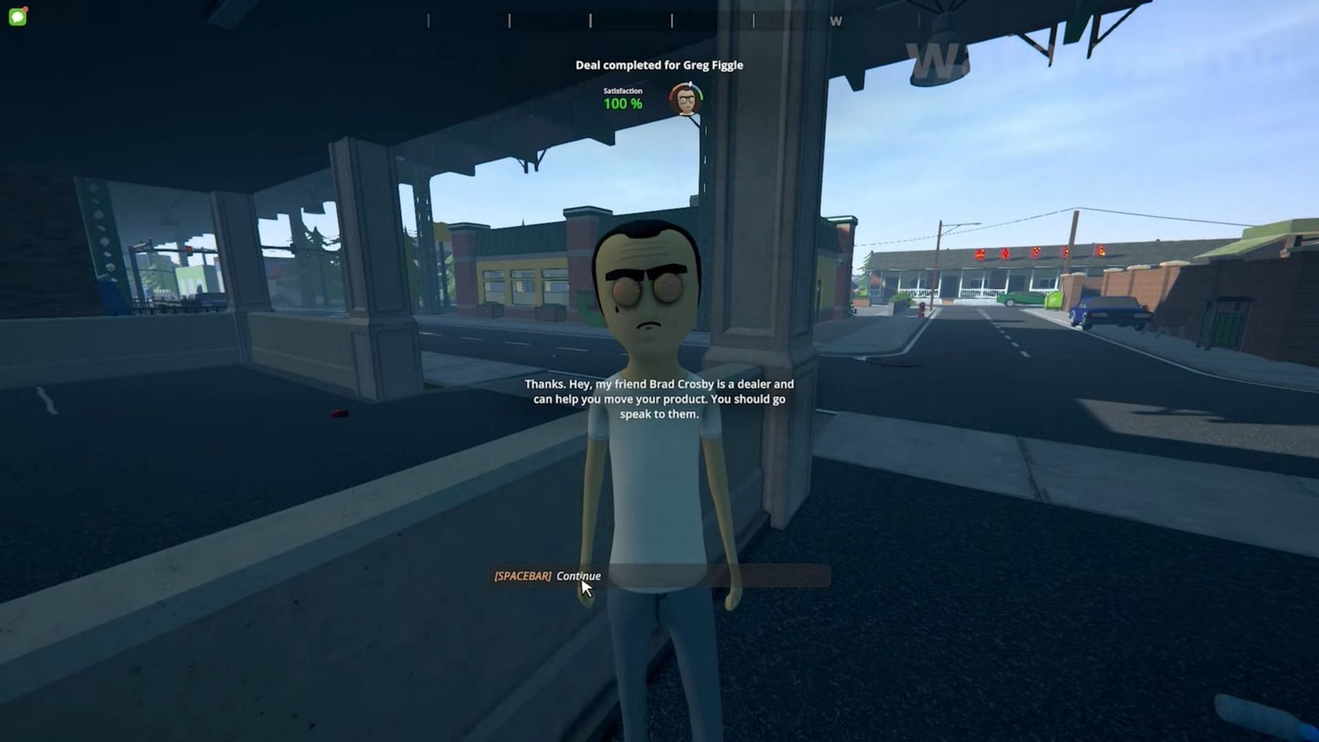You must earn Brad&rsquo;s trust through connections like Greg before unlocking him (Image via TVGS)