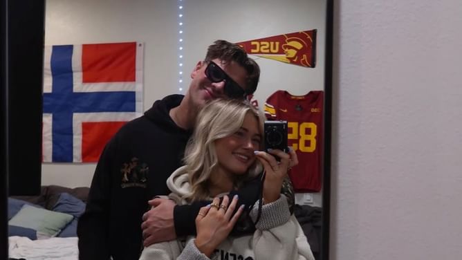 Stephen Nedoroscik's DWTS partner Rylee Arnold gushes over boyfriend Walker Lyons' loving airport gesture