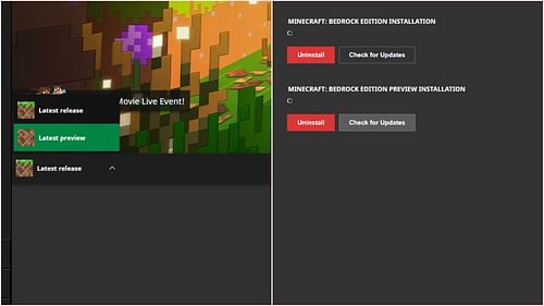 Install the latest Minecraft Bedrock beta and preview versions on any compatible device (Image via Sportskeeda Gaming // Mojang Studios)
